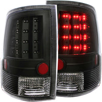 ANZO USA-311144 | Tail Light Assembly; LED; Clear Lens; Black Housing;Pair