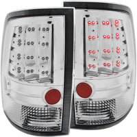 ANZO USA-311146 | Tail Light Assembly; LED; Clear Lens; Chrome Housing;Pair