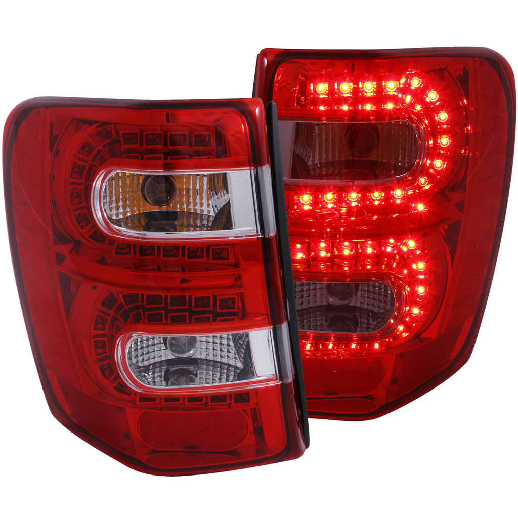 ANZO USA-311150 | Tail Light Assembly; Red/Clear Lens;Pair