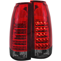 ANZO USA-311157 | Tail Light Assembly; LED; Red/Smoke Lens; Red Reflector;Pair