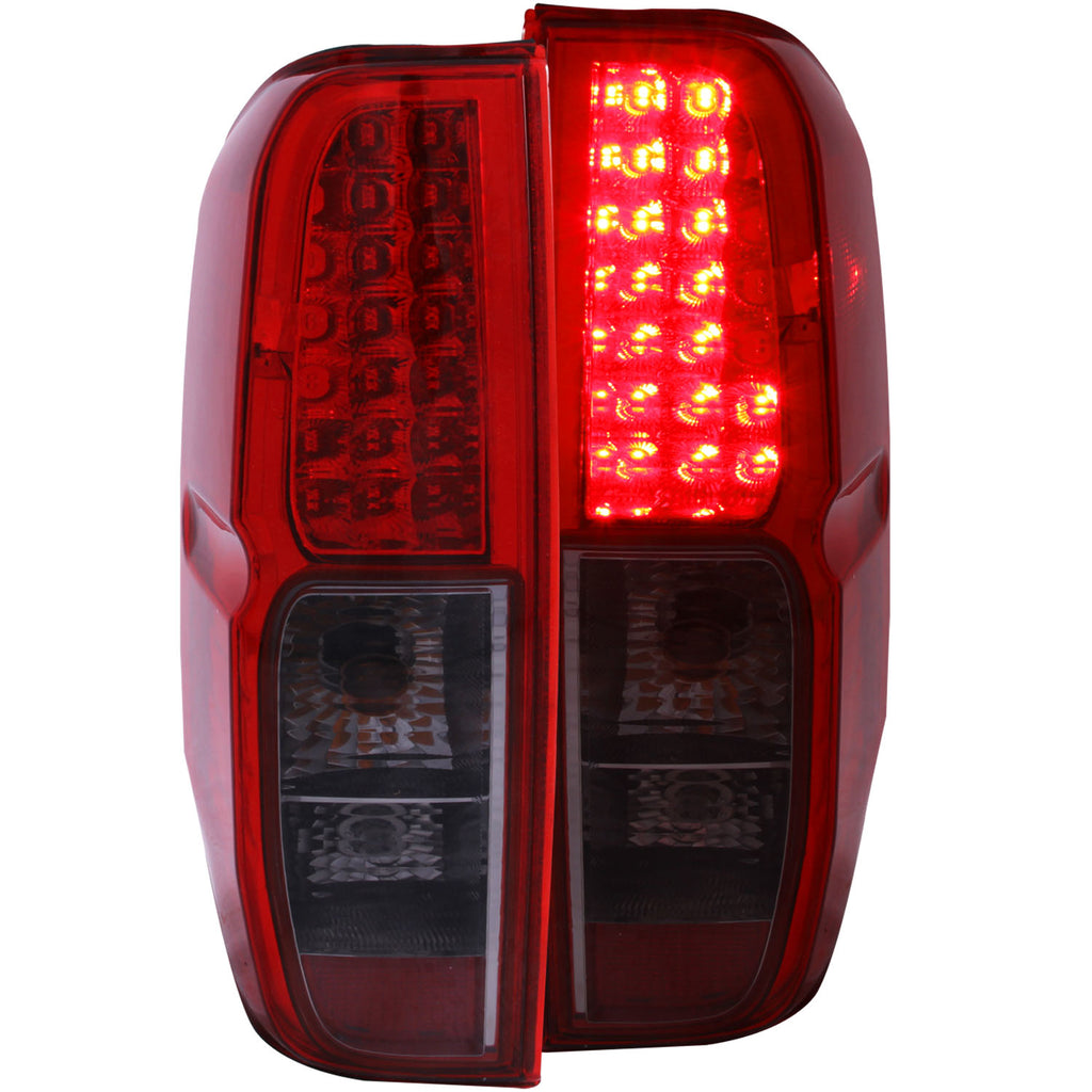 ANZO USA-311174 | Tail Light Assembly; LED; Red/Smoke Lens; Red Reflector;Pair