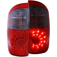 ANZO USA-311177 | Tail Light Assembly; LED; Red/Smoke Lens; Red Reflector;Pair
