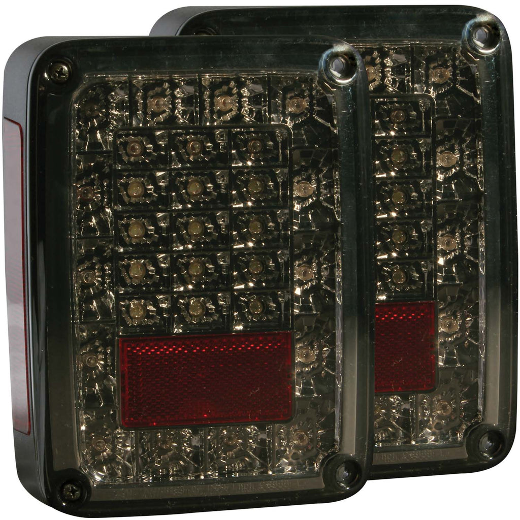 ANZO USA-311203 | Tail Light Assembly; LED; Smoke Lens;Pair