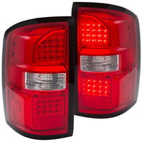 ANZO USA-311217 | Tail Light Assembly; LED; Red/Clear Lens;Pair