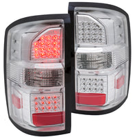 ANZO USA-311219 | Tail Light Assembly; LED; Clear Lens; Chrome Housing;Pair