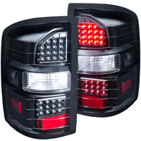 ANZO USA-311220 | Tail Light Assembly; LED; Clear Lens; Black Housing;Pair