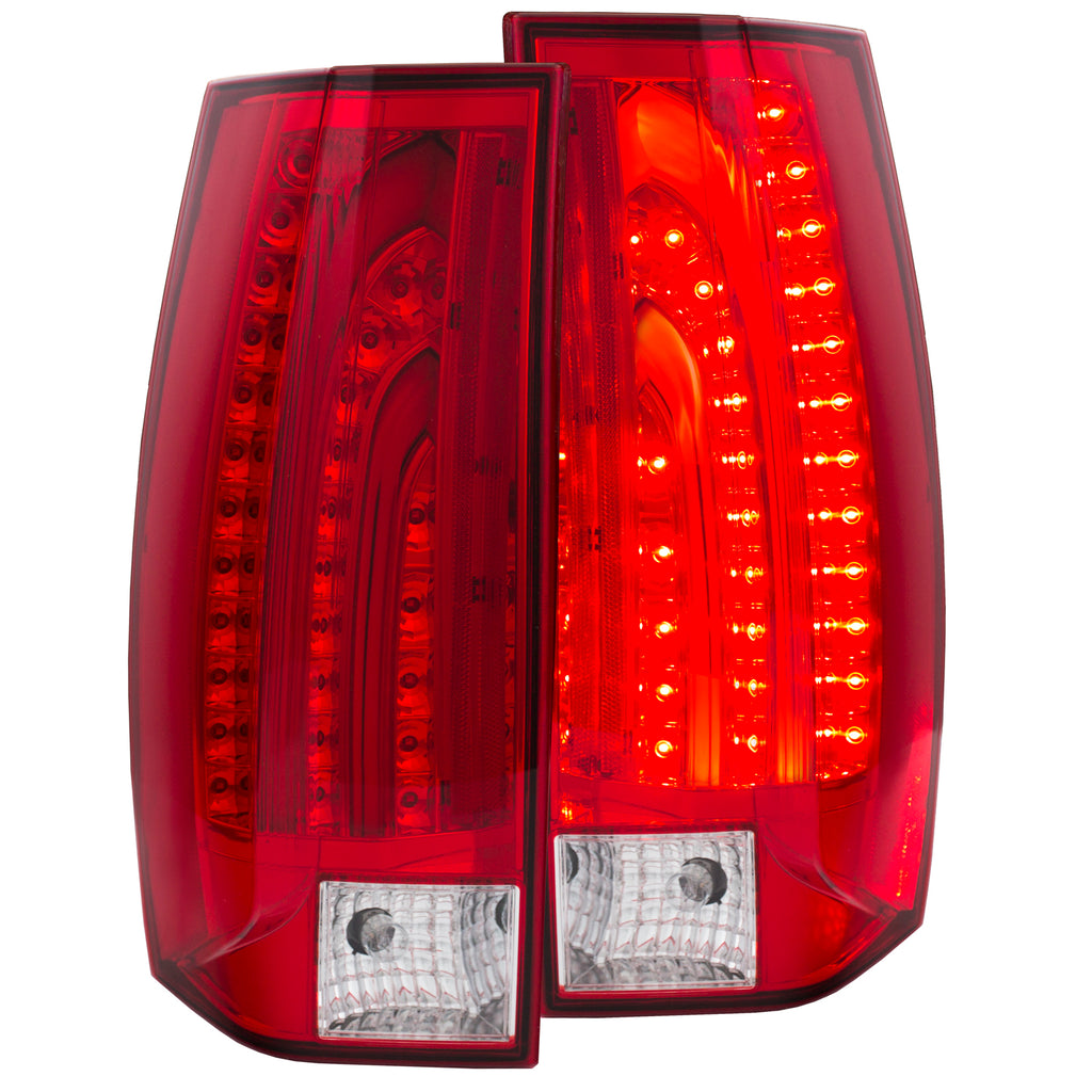 ANZO USA-311230 | Tail Light Assembly; LED; Red/Smoke Lens; G5; Escalade Look;Pair