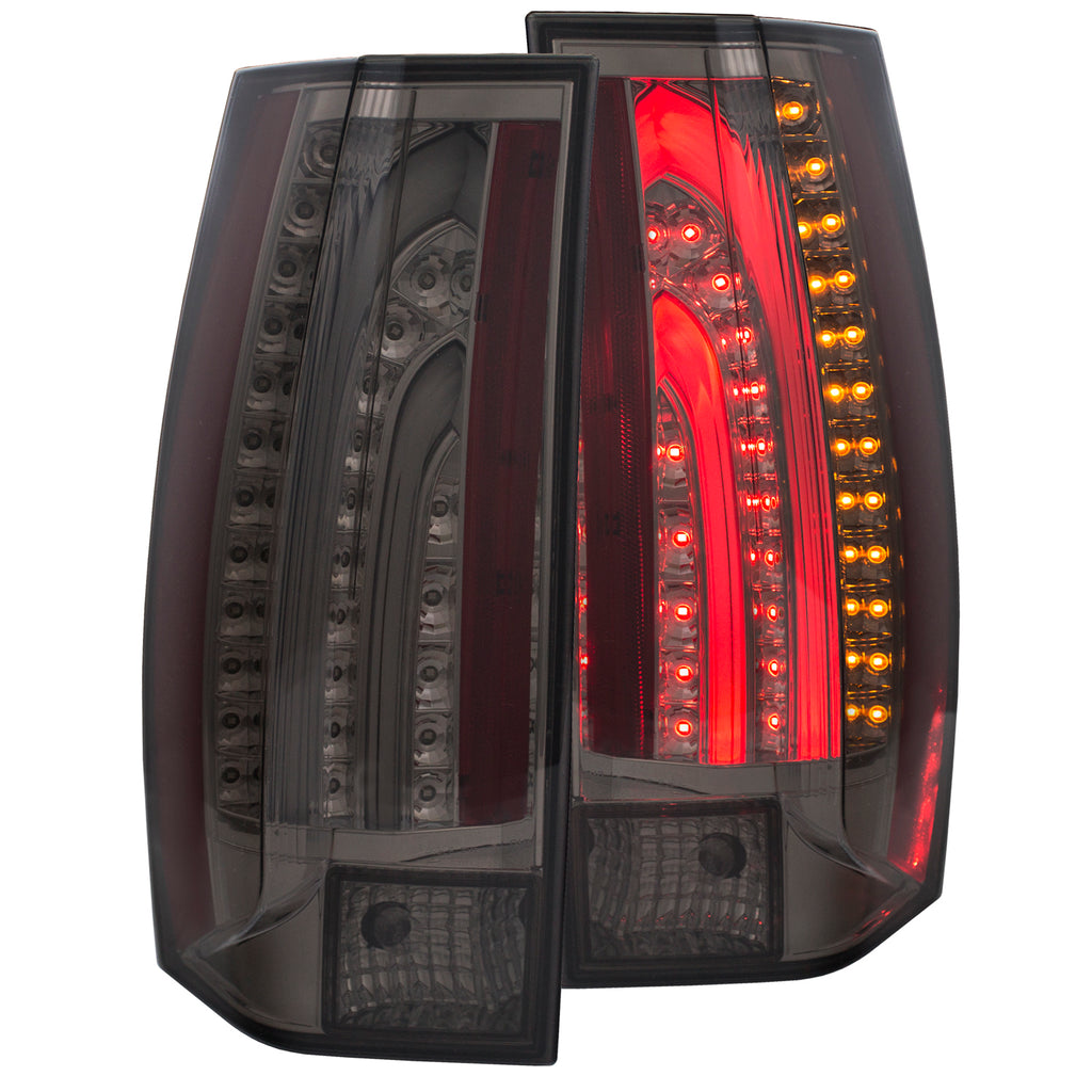 ANZO USA-311232 | Tail Light Assembly; LED; Smoke Lens; G5; Escalade Look;Pair