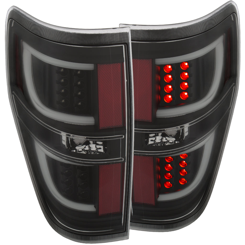 ANZO USA-311257 | Tail Light Assembly; LED; Red/Clear Lens; Black Housing;Pair