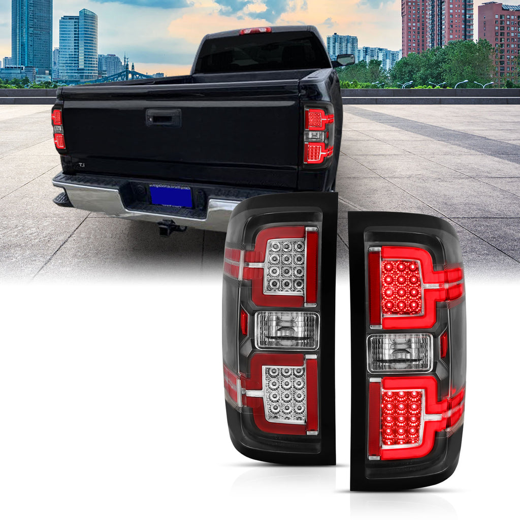 ANZO USA-311289 | LED Taillights Black w/ Sequential