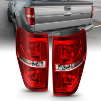 ANZO USA-311299 | EURO TAILLIGHT RED/CLEAR (W/O BULB)