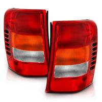 ANZO USA-311308 | Tail Light Assembly; Chrome Housing; Red/Clear Lens; Pair