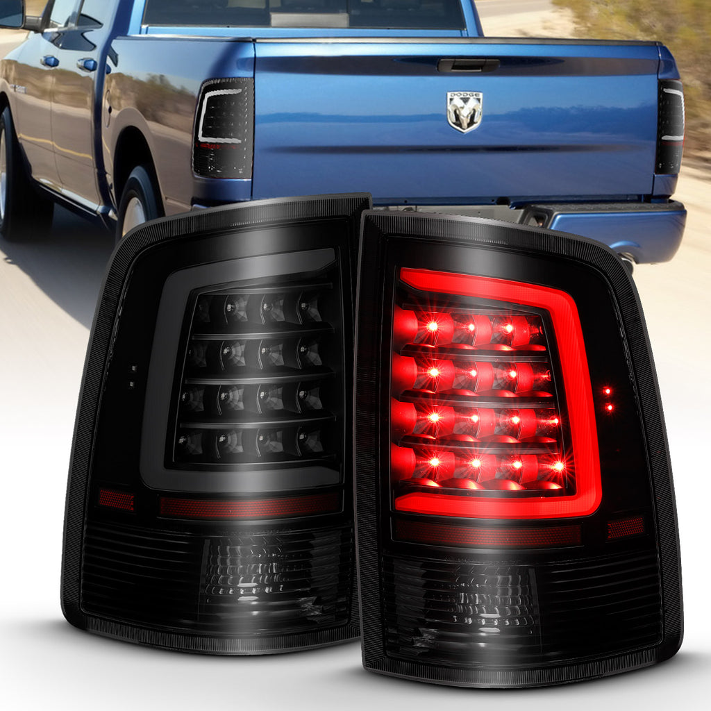 ANZO USA-311319 | Tail Light Assembly; LED; Black Housing; Smoke Lens; Pair