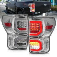 ANZO USA-311338 | Tail Light Assembly; LED; Chrome Housing; Clear Lens; Pair