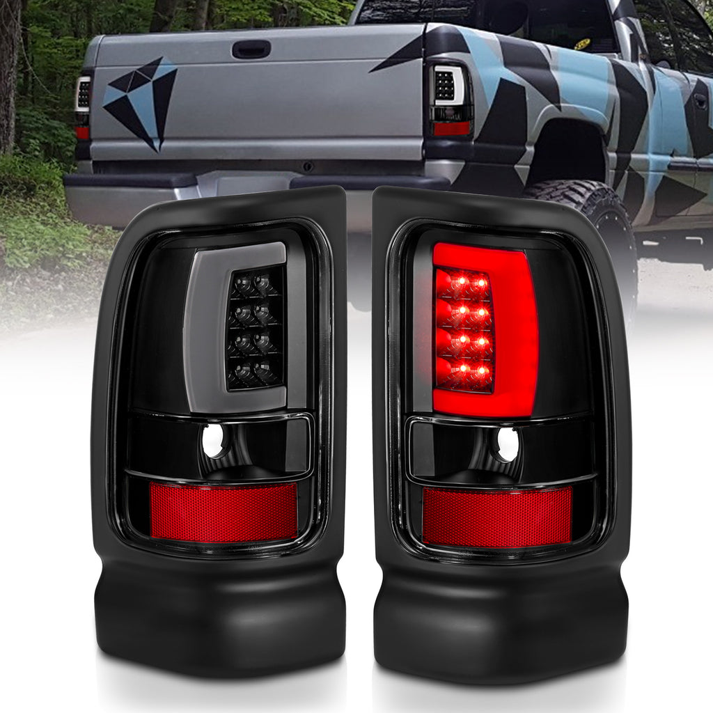ANZO USA-311339 | Tail Light Assembly; LED; Black Housing; Clear Lens; Pair
