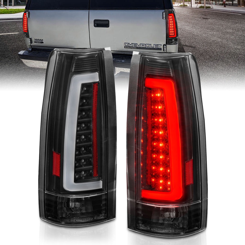 ANZO USA-311344 | Tail Light Assembly; LED; Black Housing; Clear Lens; Pair