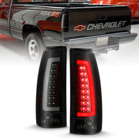 ANZO USA-311345 | Tail Light Assembly; LED; Black Housing; Smoke Lens; Pair
