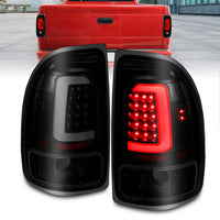 ANZO USA-311348 | Tail Light Assembly; LED; Black Housing; Smoke Lens; Pair