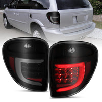ANZO USA-311366 | Tail Light Assembly; LED; Black Housing; Smoke Lens; Pair