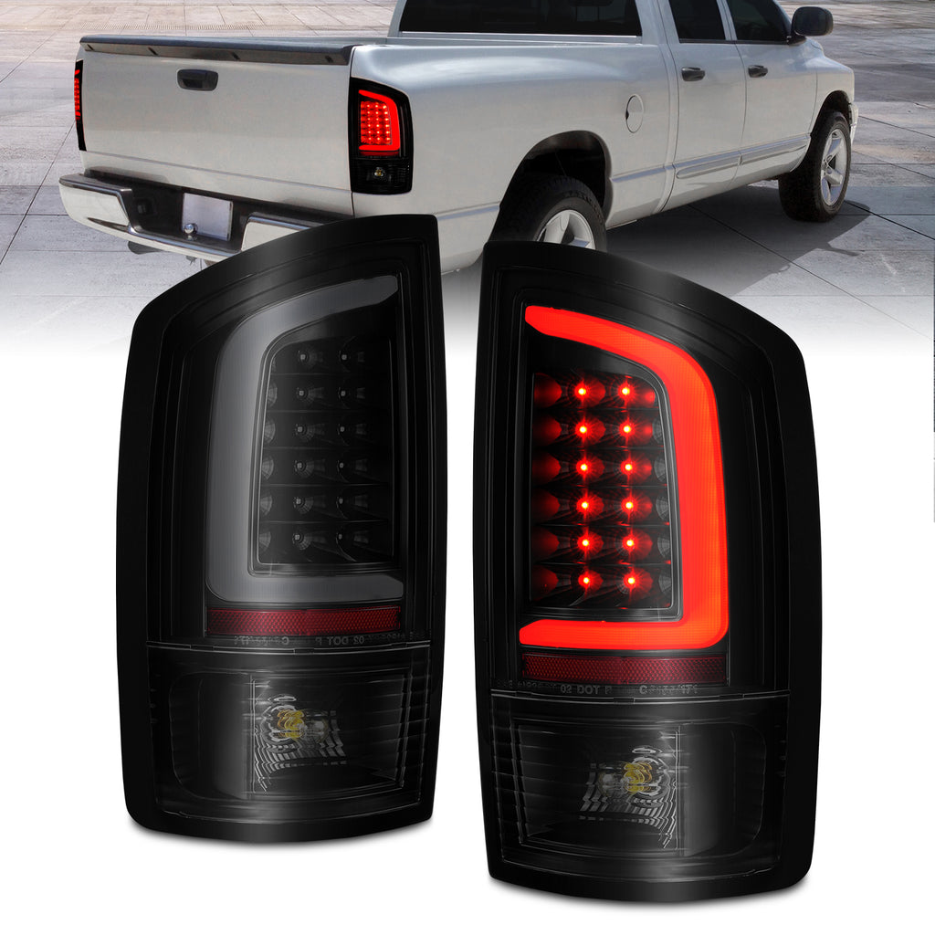 ANZO USA-311369 | Tail Light Assembly; LED; Black Housing; Smoke Lens; Pair