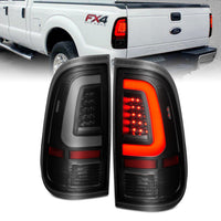 ANZO USA-311379 | Tail Light Assembly; LED; w/ Light Bar Style; Black Housing; Smoke Lens; Pair
