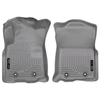 Husky Liners 13972 | Husky Liners Front Floor Liners, Fits 18-C TACOMA AT DOUBLE CAB/ACCESS CAB FRONT FLOOR LINERS WEATHERBEATER GREY