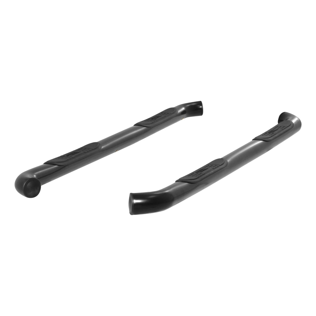 3" Round Black Steel Side Bars Select Toyota Tacoma