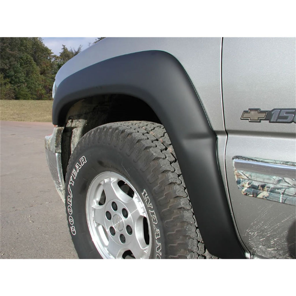 Stampede 8508-2 Black Trail Riderz Smooth Finish 4-Piece Fender Flare for 1999-2006 Chevrolet Silverado/GMC Sierra 1500 (Includes 2007 Classic) 1999-2006 Chevrolet Silverado/GMC Sierra 2500 HD/3500 HD | Fits 69.2/69.4/78.0/96.0 In. Bed