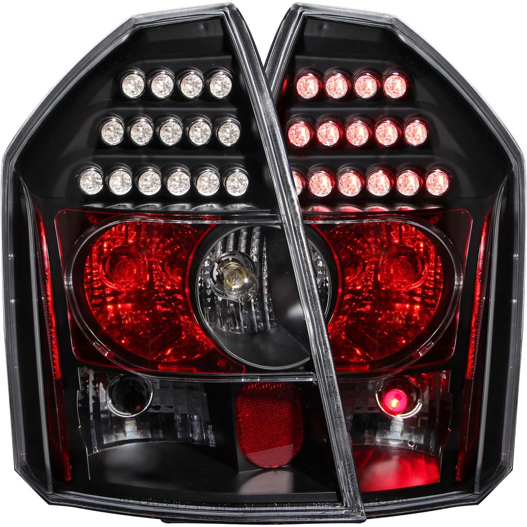 ANZO USA-321011 | Tail Light Assembly; LED; Clear Lens; Black Housing;Pair