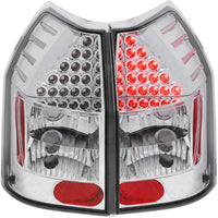 ANZO USA-321016 | Tail Light Assembly; LED; Clear Lens; Chrome Housing;Pair
