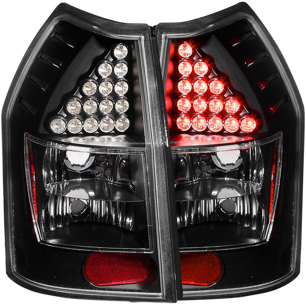 ANZO USA-321017 | Tail Light Assembly; LED; Clear Lens; Black Housing;Pair