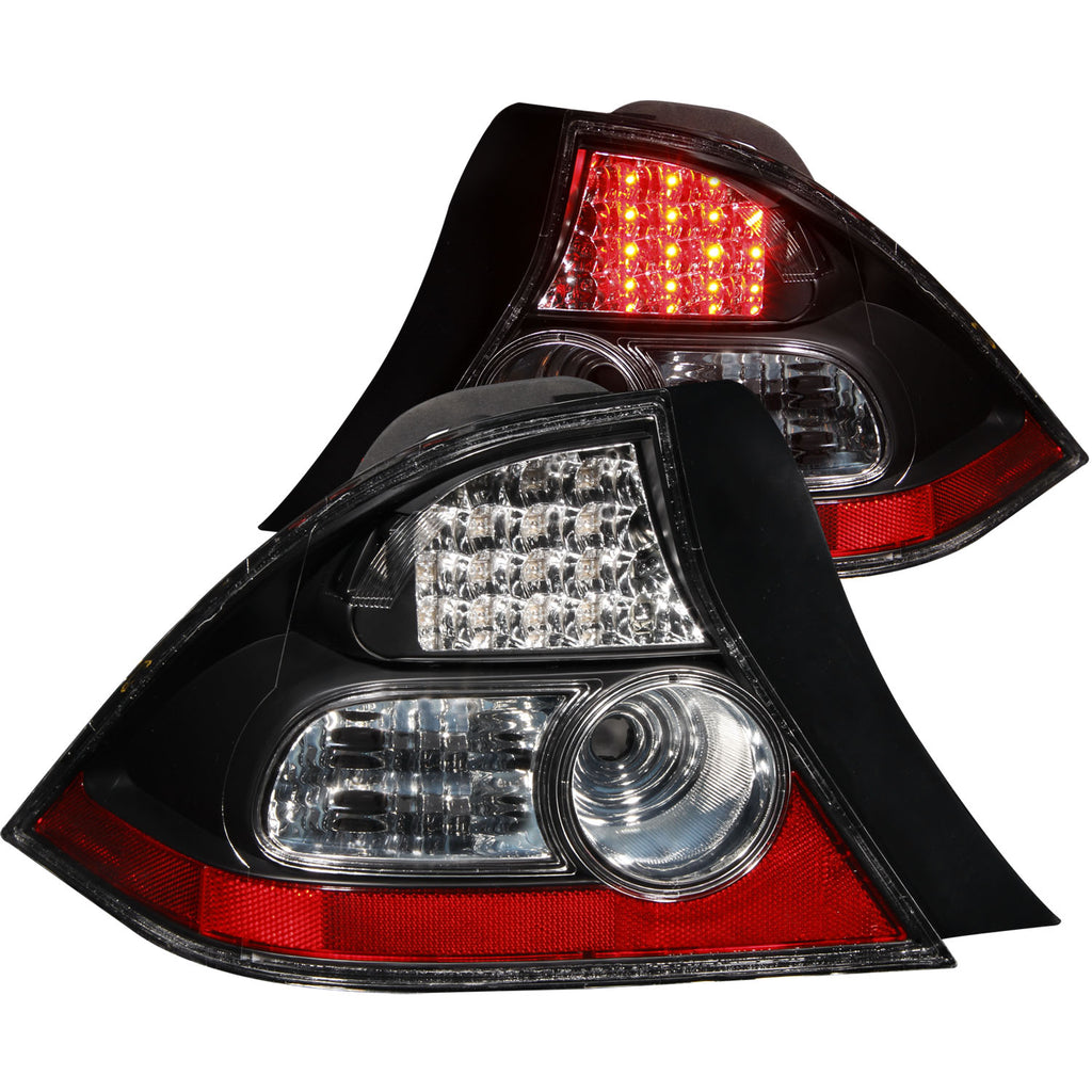 ANZO USA-321035 | Tail Light Assembly; LED; Clear Lens; Black Housing;Pair