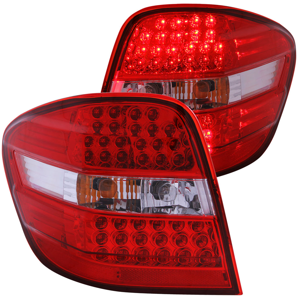 ANZO USA-321053 | Tail Light Assembly; Red/Clear Lens;Pair