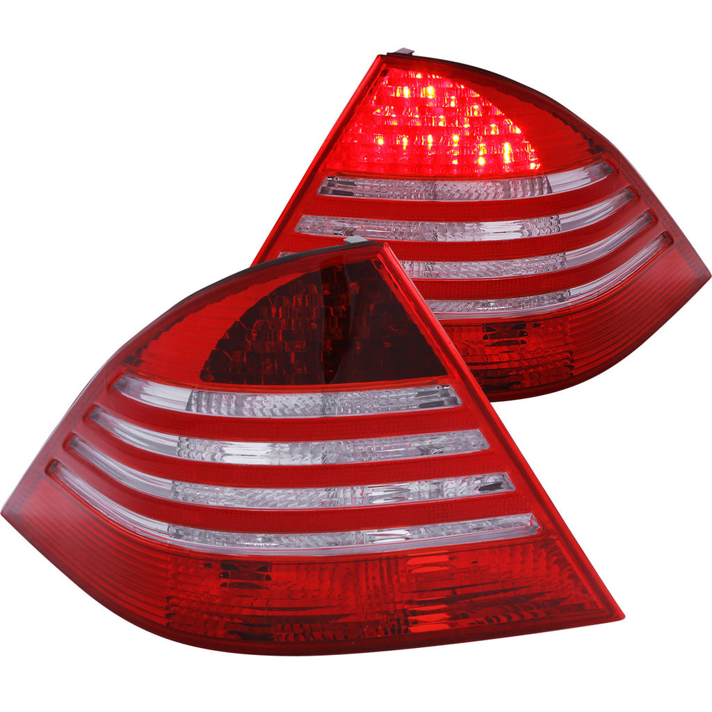ANZO USA-321055 | Tail Light Assembly; LED; Red/Clear Lens;Pair