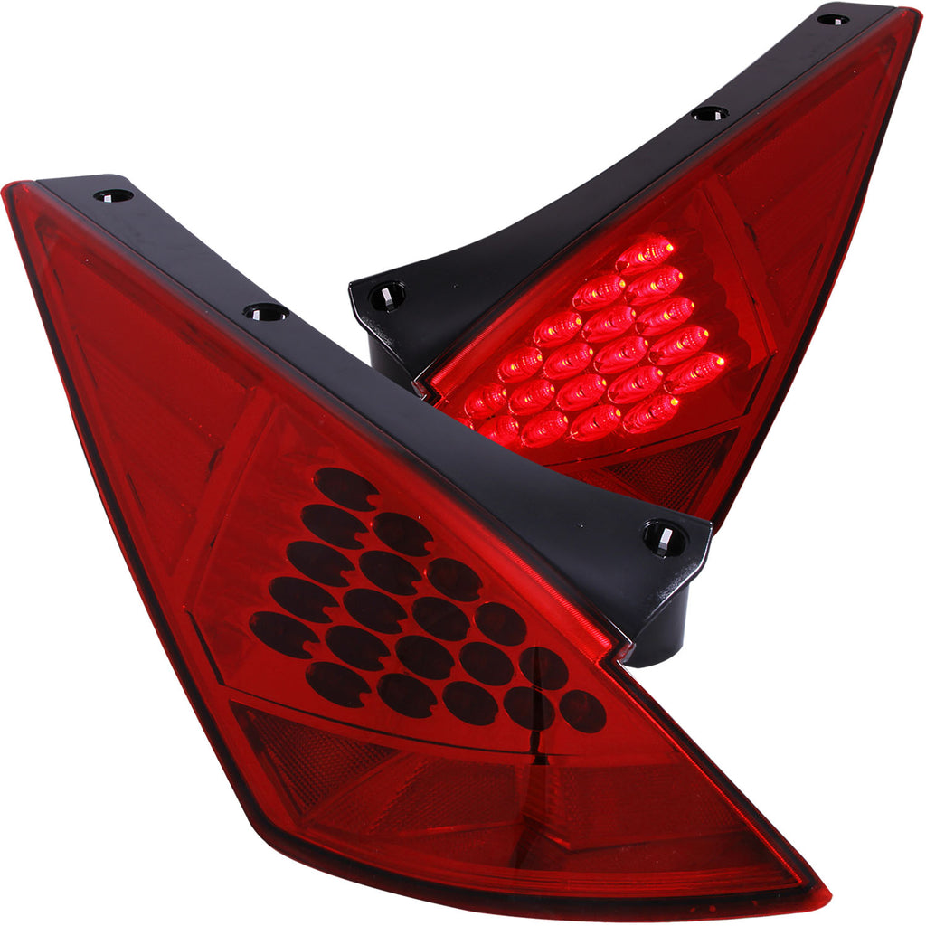 ANZO USA-321083 | Tail Light Assembly; LED; Red Lens; Black Housing;Pair