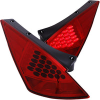 ANZO USA-321083 | Tail Light Assembly; LED; Red Lens; Black Housing;Pair