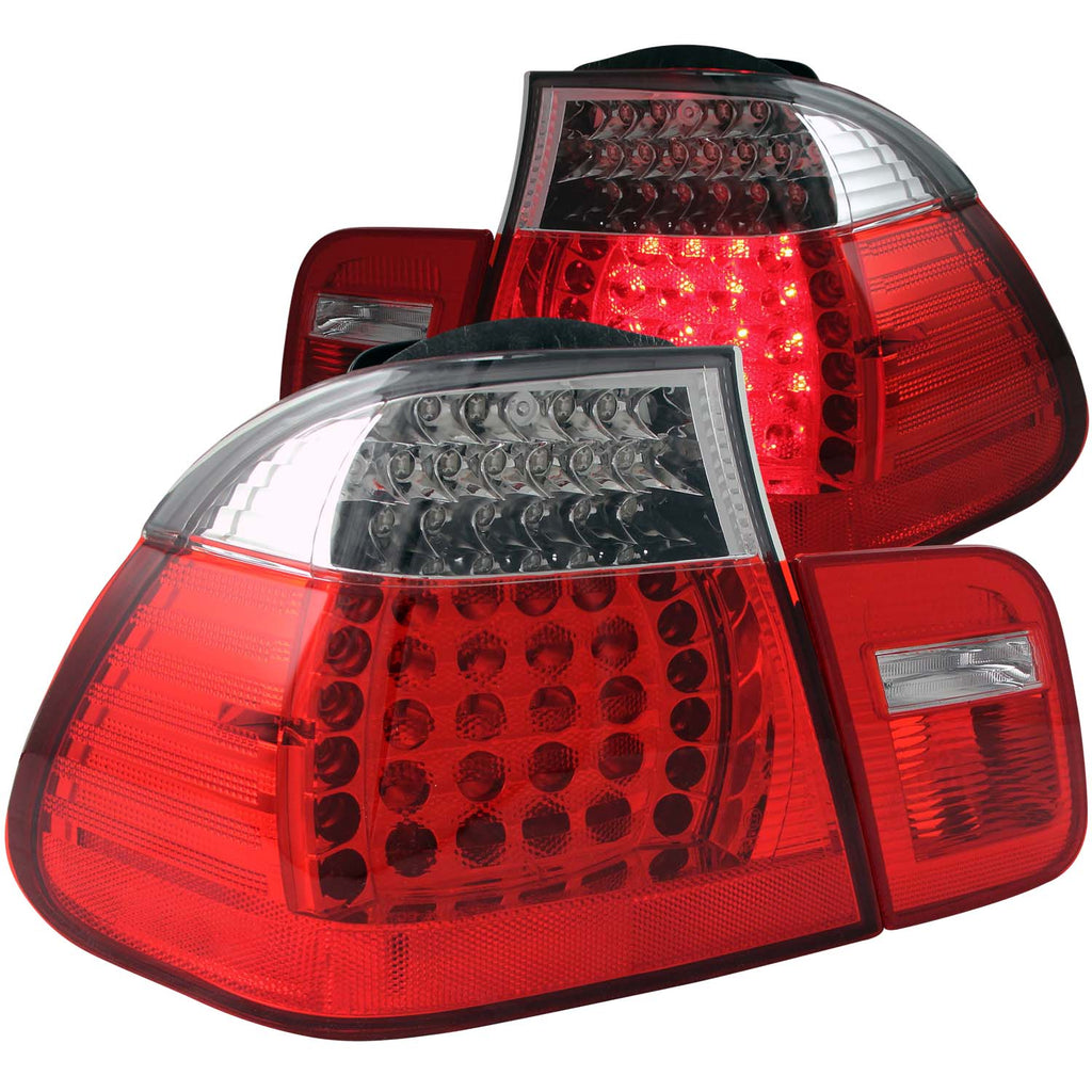 ANZO USA-321096 | Tail Light Assembly; Red/Clear Lens;Pair