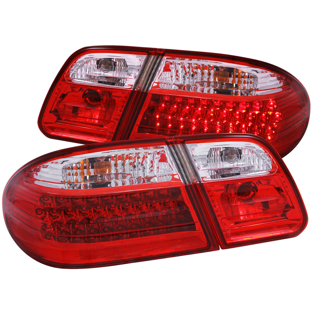 ANZO USA-321114 | Tail Light Assembly; Red/Clear Lens;Pair