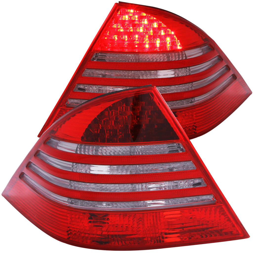 ANZO USA-321122 | Tail Light Assembly; LED; Red/Smoke Lens; Red Reflector;Pair