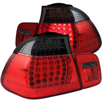 ANZO USA-321123 | Tail Light Assembly; LED; Red/Smoke Lens; Red Reflector;Pair