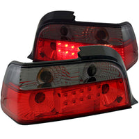 ANZO USA-321124 | Tail Light Assembly; LED; Red/Smoke Lens; Red Reflector;Pair
