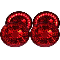ANZO USA-321168 | Tail Light Assembly; LED; Red Lens; Black Housing;Pair 4 pc.;