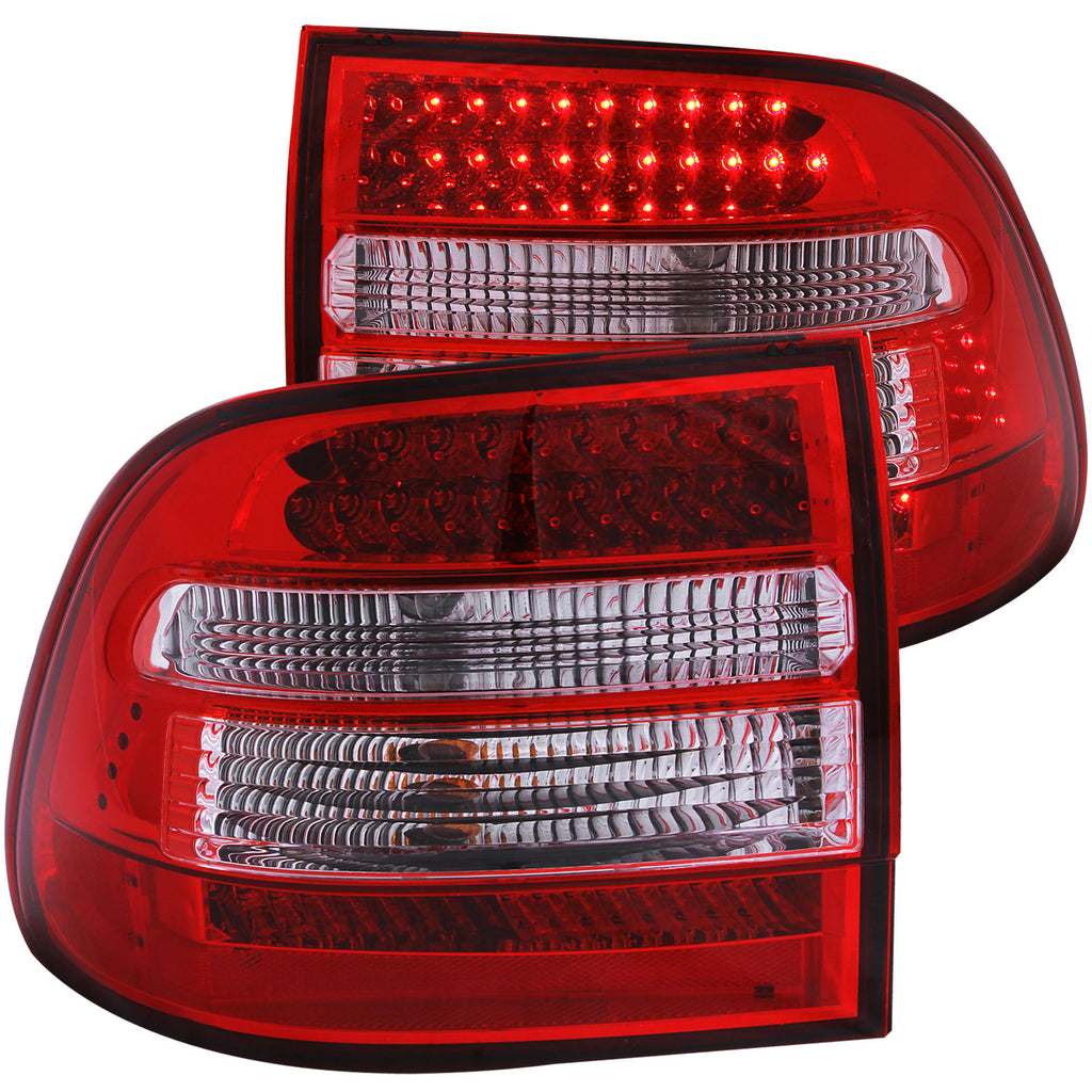 ANZO USA-321170 | Tail Light Assembly; Red/Clear Lens;Pair