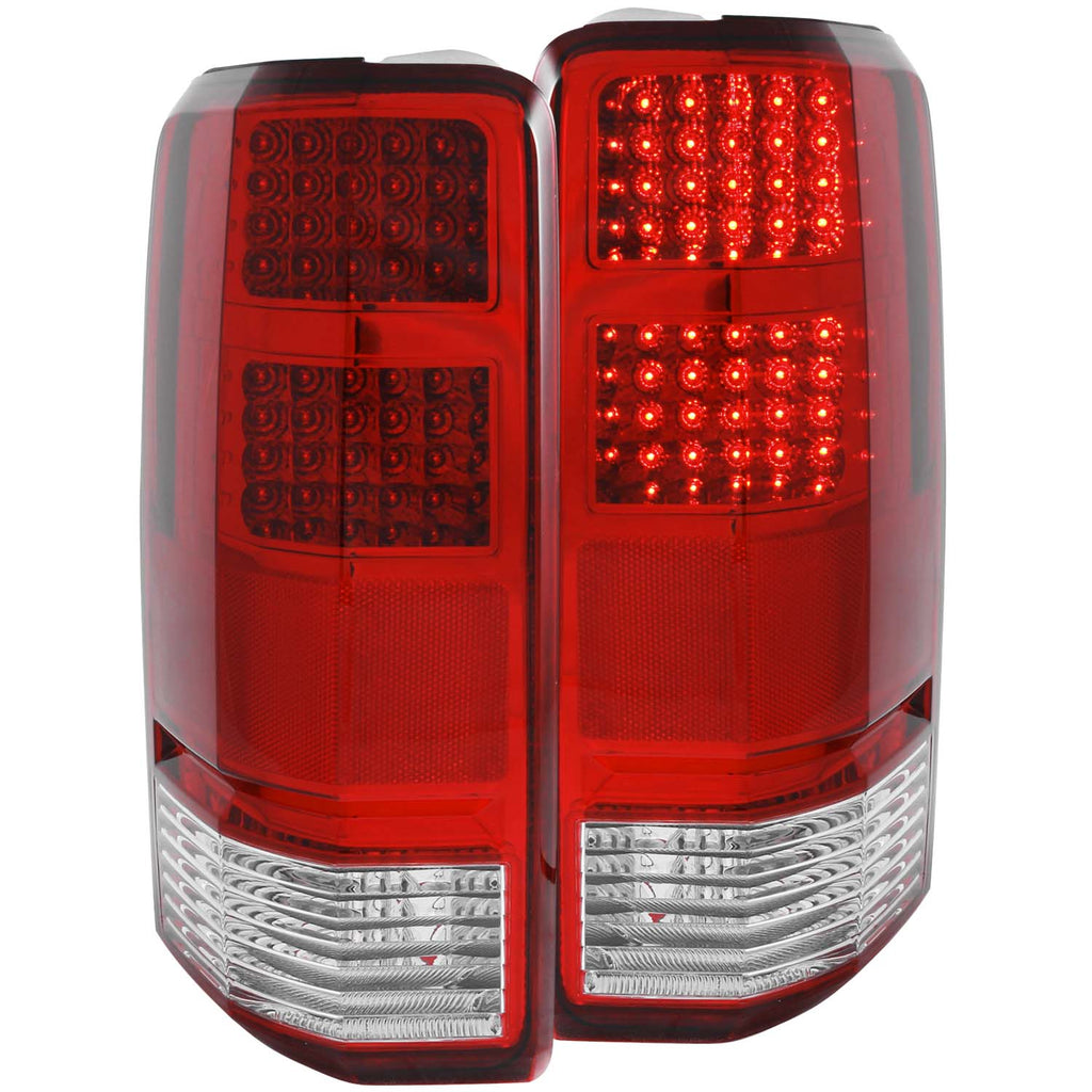 ANZO USA-321174 | Tail Light Assembly; Red/Clear Lens;Pair