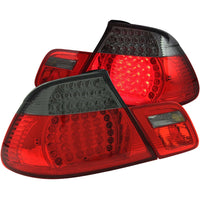 ANZO USA-321186 | Tail Light Assembly; LED; Red/Smoke Lens; Red Reflector;Pair 4 pc.;