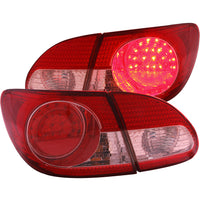 ANZO USA-321190 | Tail Light Assembly; LED; Red/Clear Lens;Pair 2 Pc.;