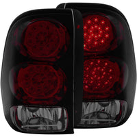 ANZO USA-321225 | Tail Light Assembly; LED; Red/Smoke Lens; Red Reflector;Pair