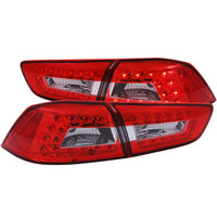 ANZO USA-321278 | Tail Light Assembly; Red/Clear Lens;Pair