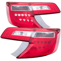 ANZO USA-321314 | Tail Light Assembly; LED; Red/Clear Lens;Pair
