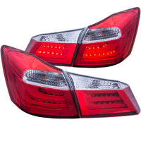 ANZO USA-321316 | Tail Light Assembly; LED; Red/Clear Lens;Pair 4 Pc.;